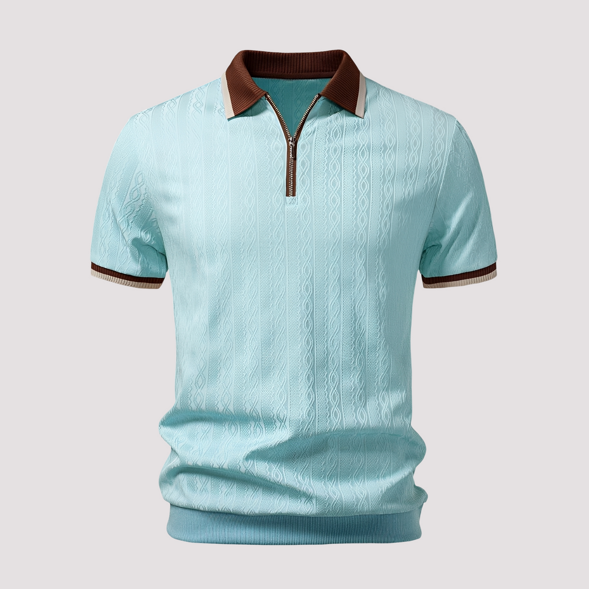 Bryn - Stylisches Zip-Poloshirt