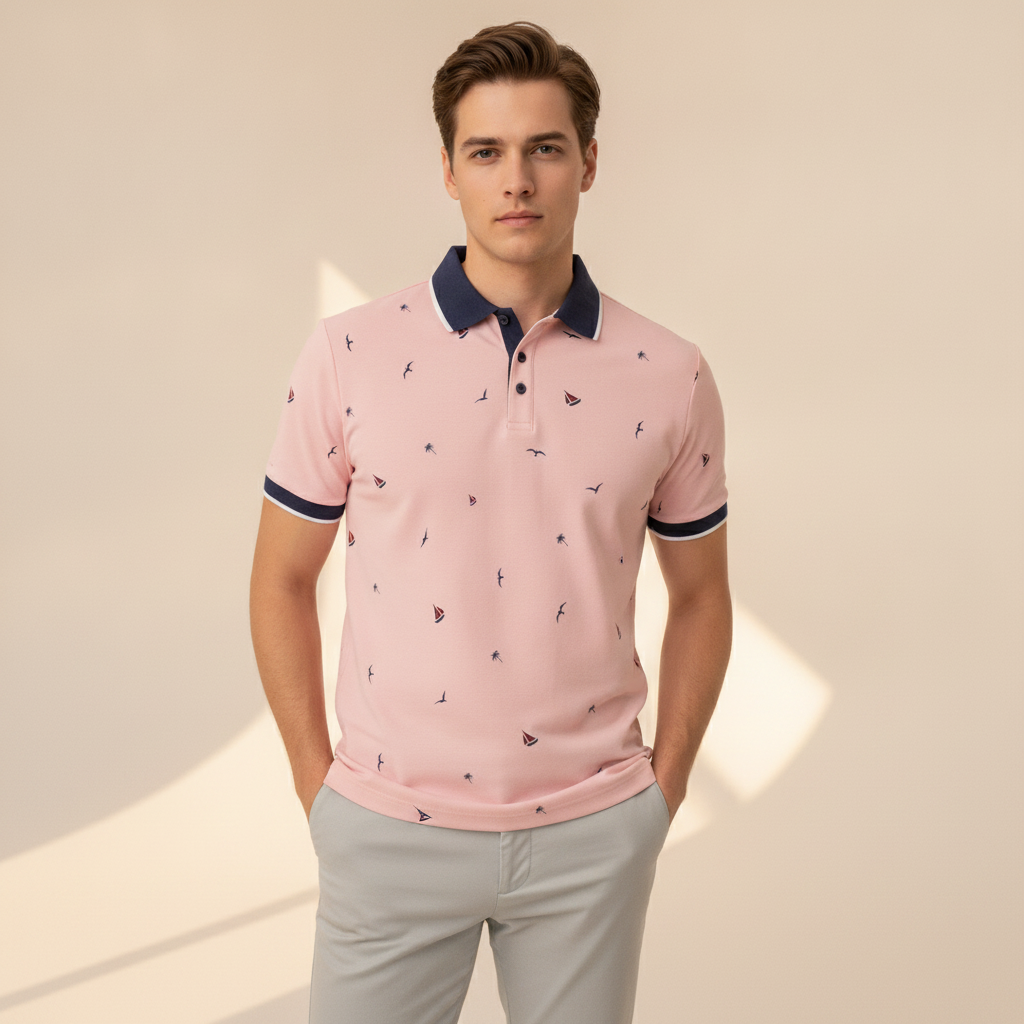 Bedario - Trendiges Freizeit-Poloshirt