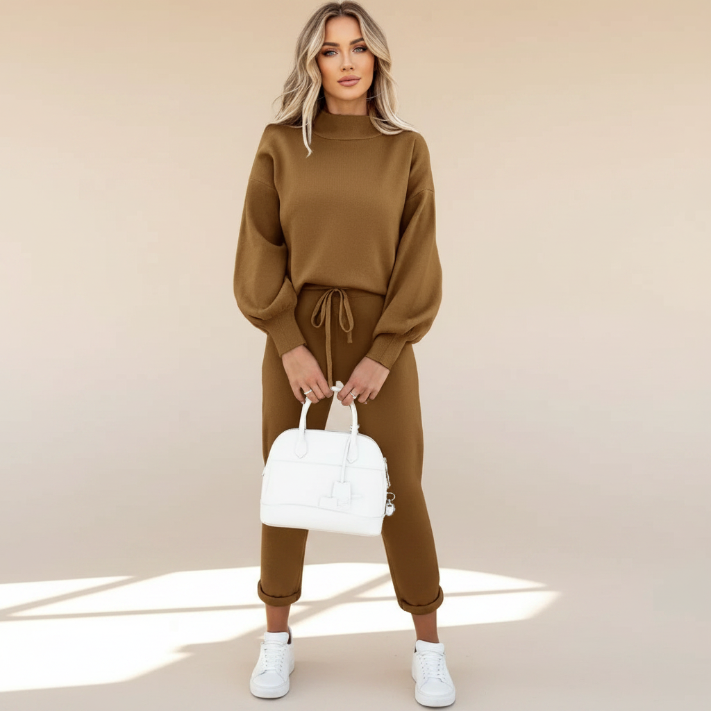 Gwenette - Bequemes und Weites Hosen-Set