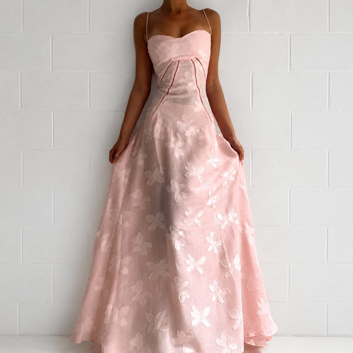 Sandra - Schickes Figurbetontes Maxikleid
