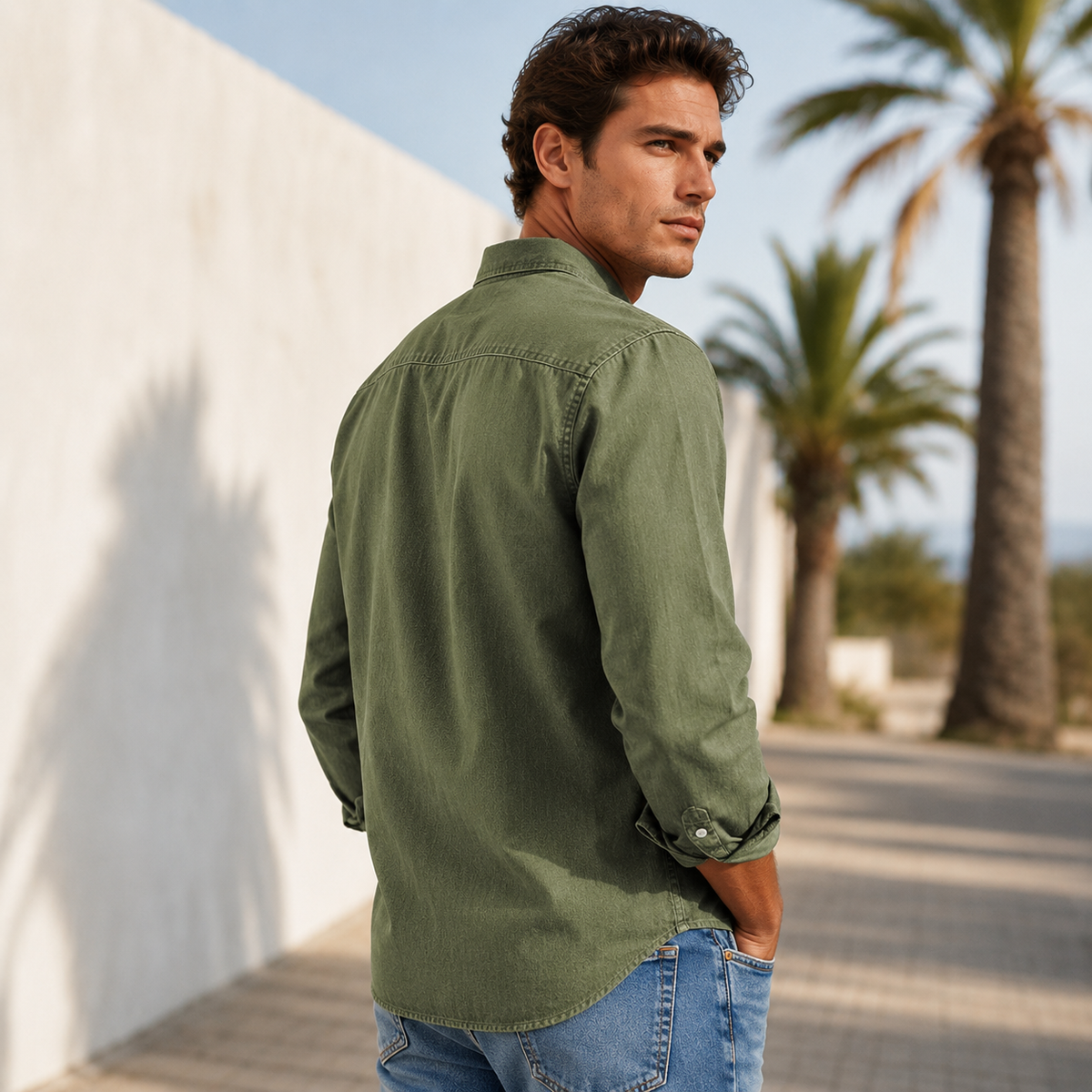 Wynford - Luftige Bluse mit Knopfleiste