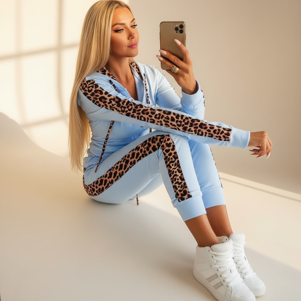 Krestell - Elegantes Set mit Hose und Jacke mit Reißverschluss