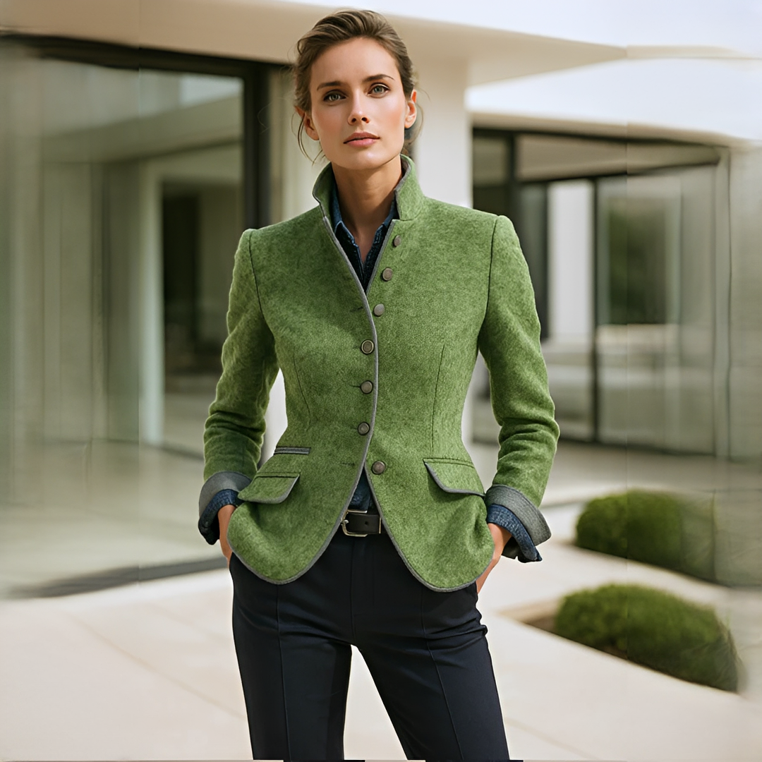 Valerie - Schicke Jacke mit hohem Kragen