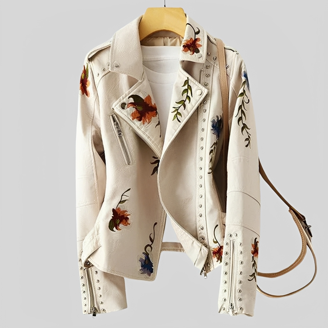 Zoey - Retro-Jacke mit Stickereien
