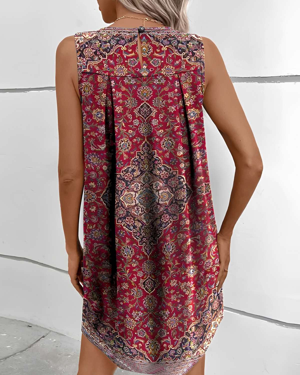 Caryl - Stilvolles Bohemian Mini Kleid