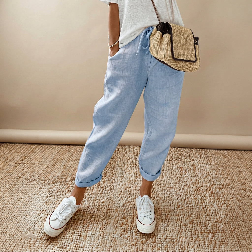 Elwyn - Atmungsaktive und Flexible Hose mit tiefer Taille