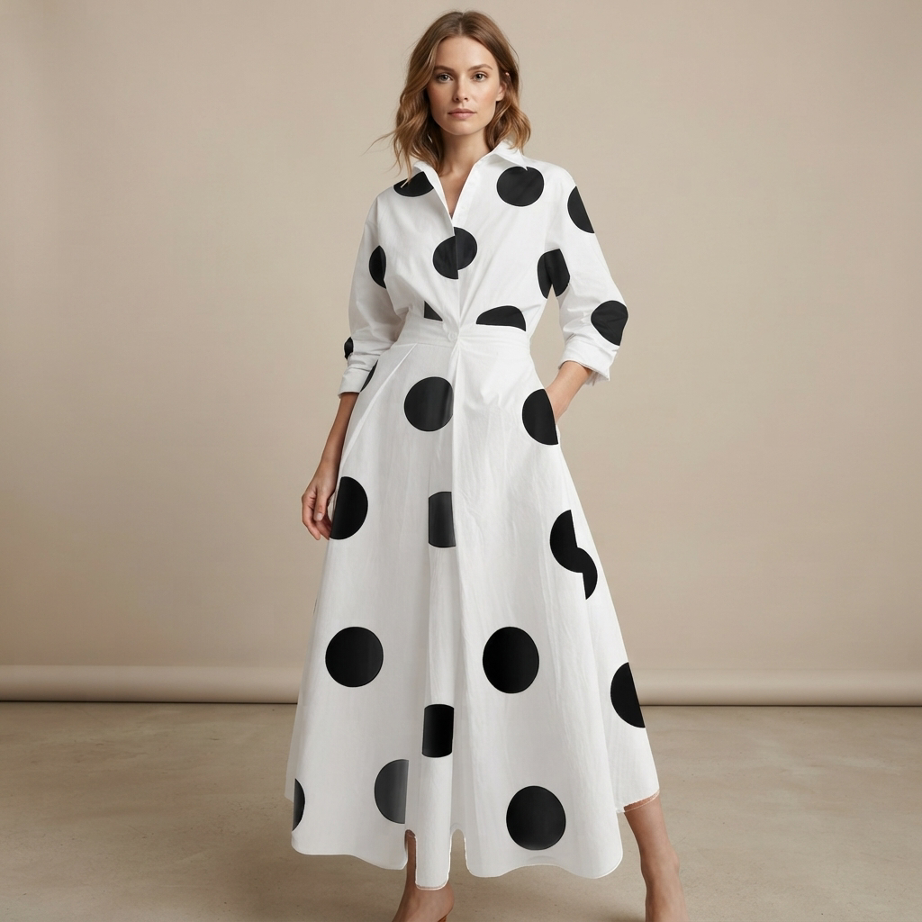 Laverne - Schickes, leger geschnittenes Midikleid