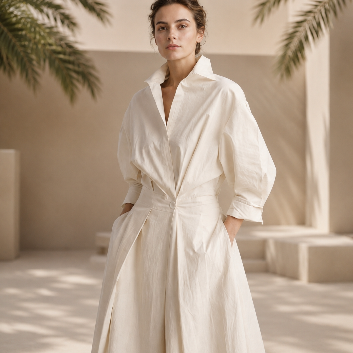 Laverne - Schickes, leger geschnittenes Midikleid