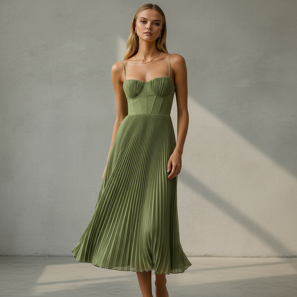 Lorelei - Elegantes Rückenfreies Ärmelloses Kleid