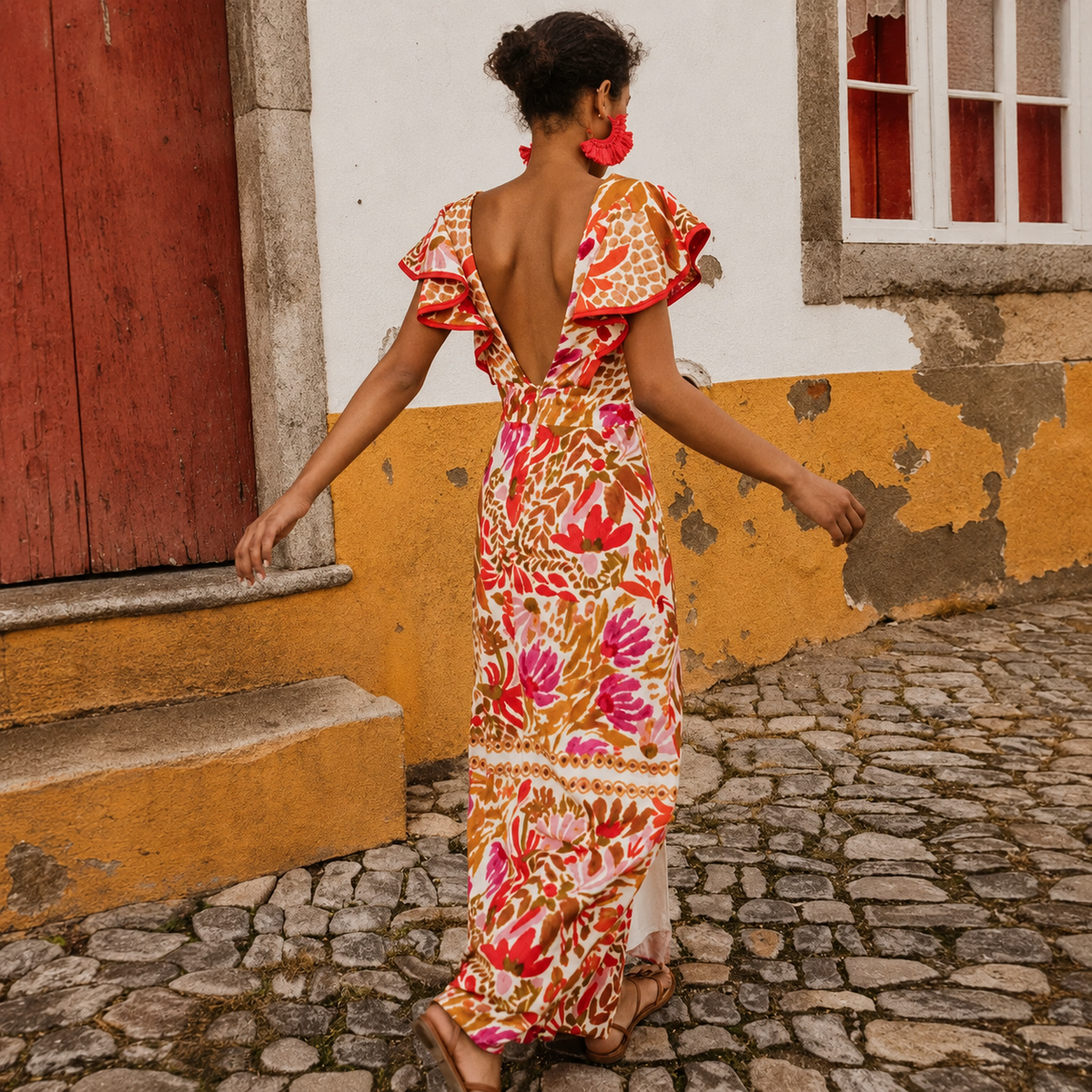 Rhian - Stilvolles Rückenfreies Schlankes Kleid
