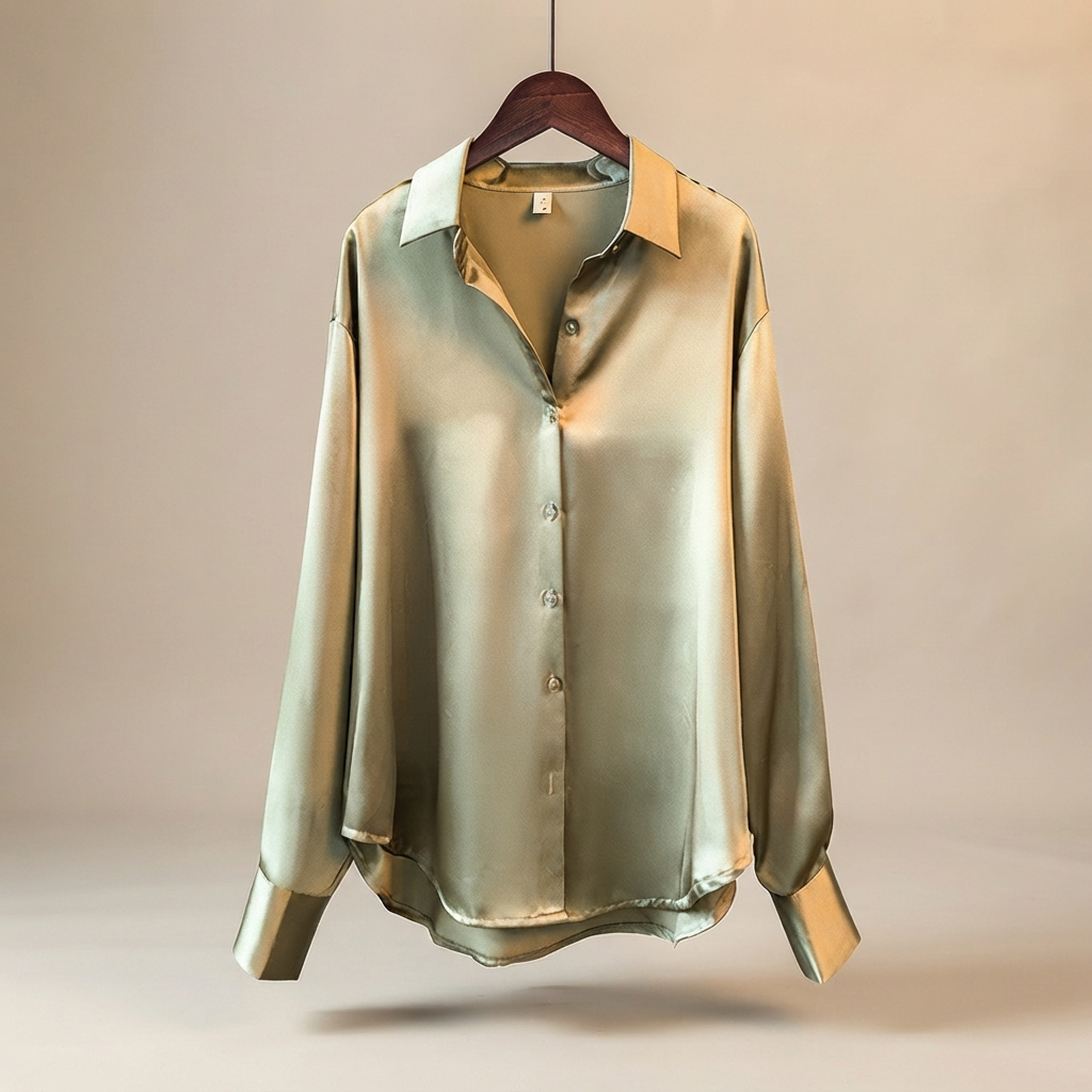 Chazzy - Glänzende, stilvolle Bluse