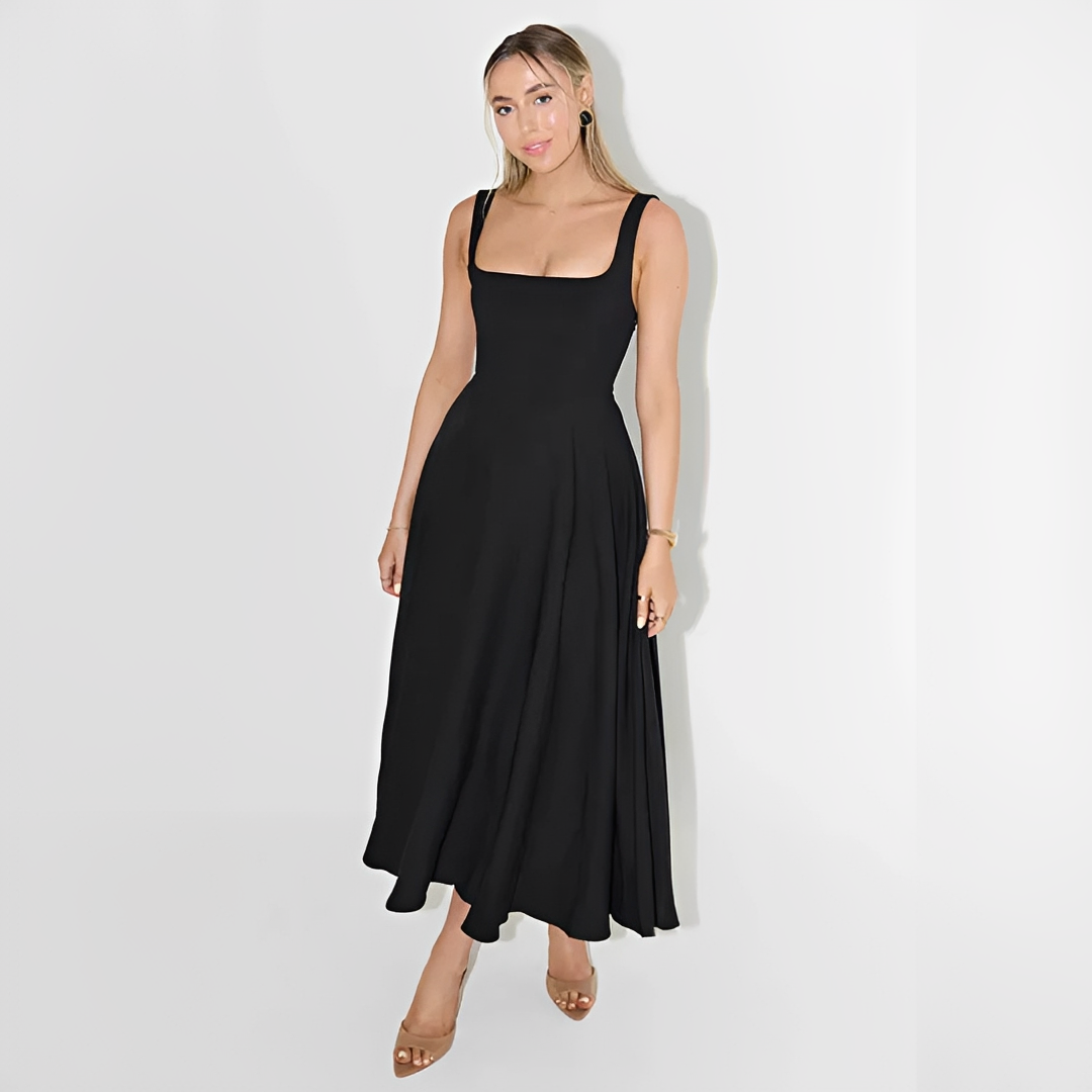 Yarabelle - Elegantes Midikleid mit Trägern