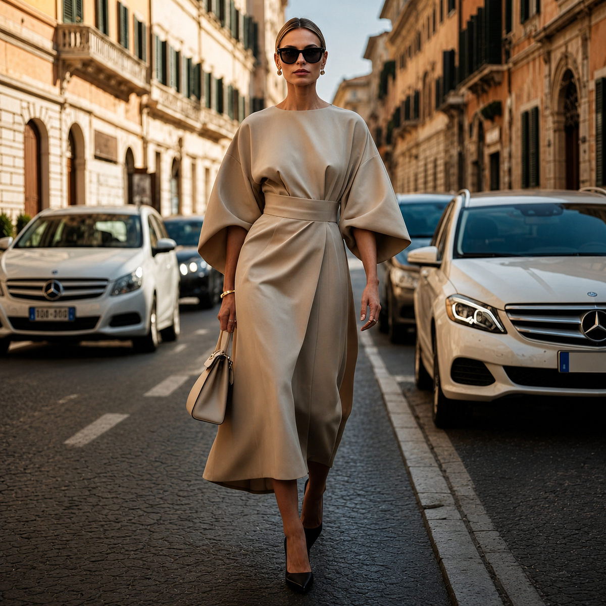Sonia - Elegantes Kleid mit weiten Ärmeln