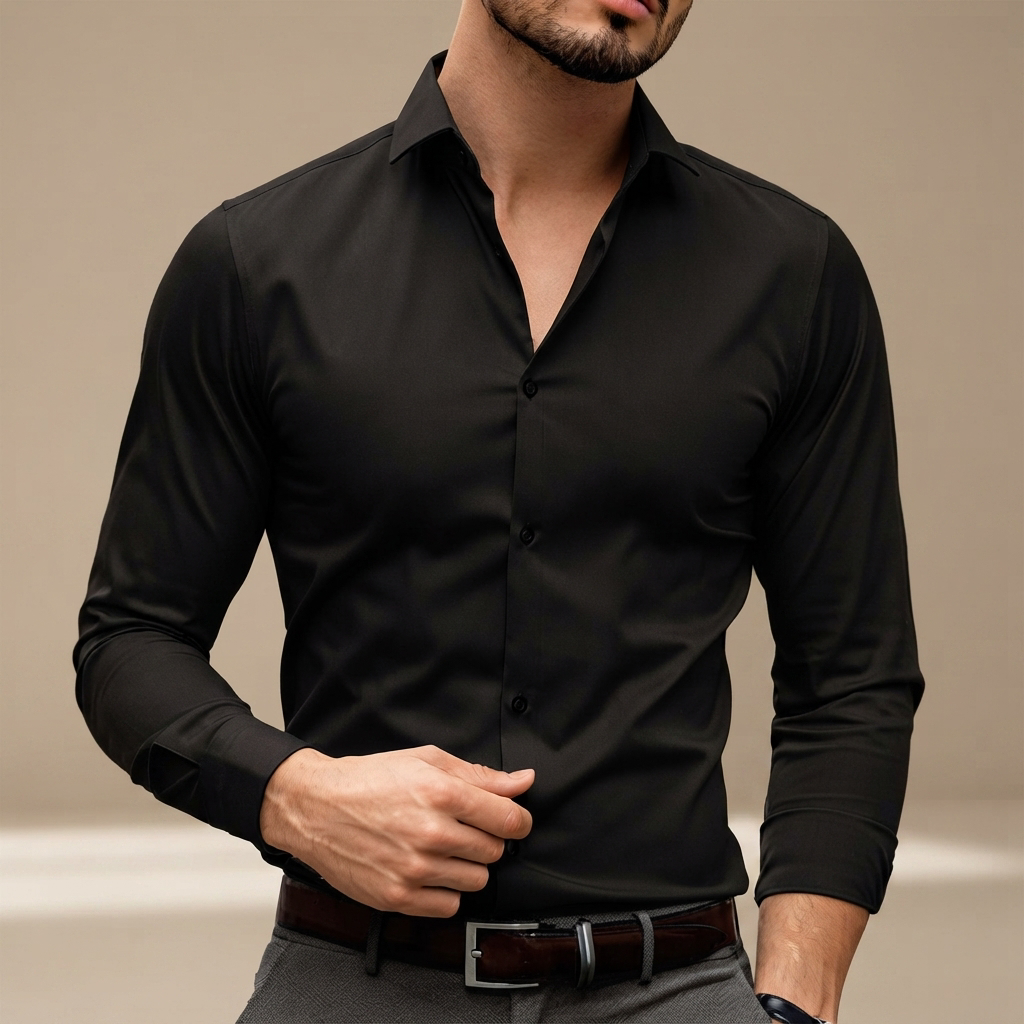 Percy - Komfortables Langarm-Poloshirt