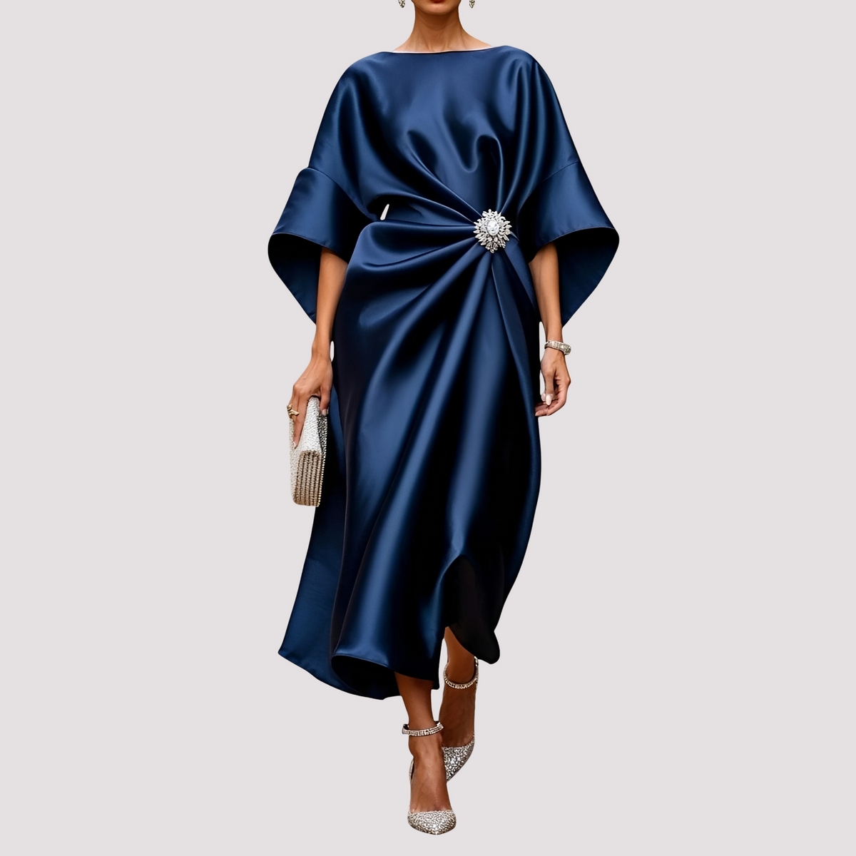 Kay - Elegantes Wickel-Midikleid