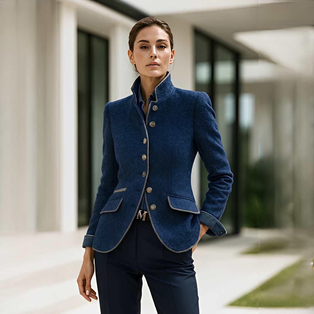 Valerie - Schicke Jacke mit hohem Kragen