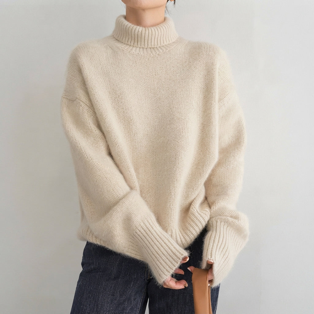 Lea - Eleganter Damen-Rollkragenpullover