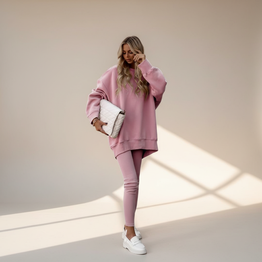 Jashanna - Lockeres Set mit Hose und langen Ärmeln