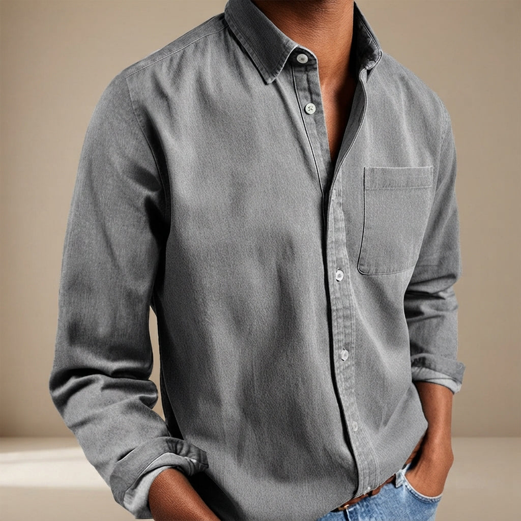 Wynford - Luftige Bluse mit Knopfleiste