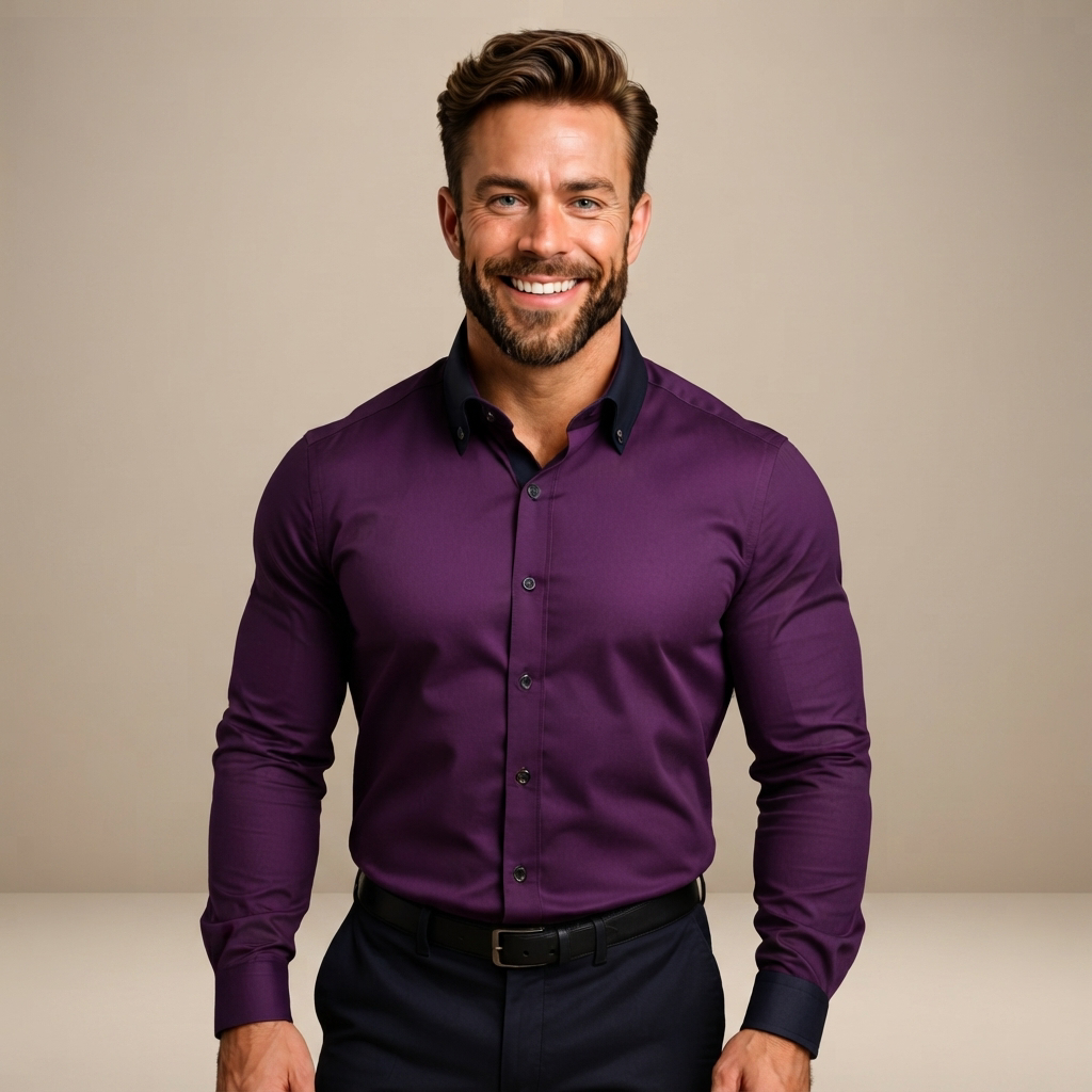 Giovanni - Anpassbares Langarm-Poloshirt