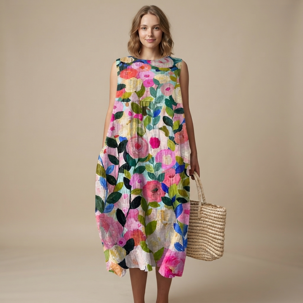 Elisa - Elegantes ärmelloses Kleid