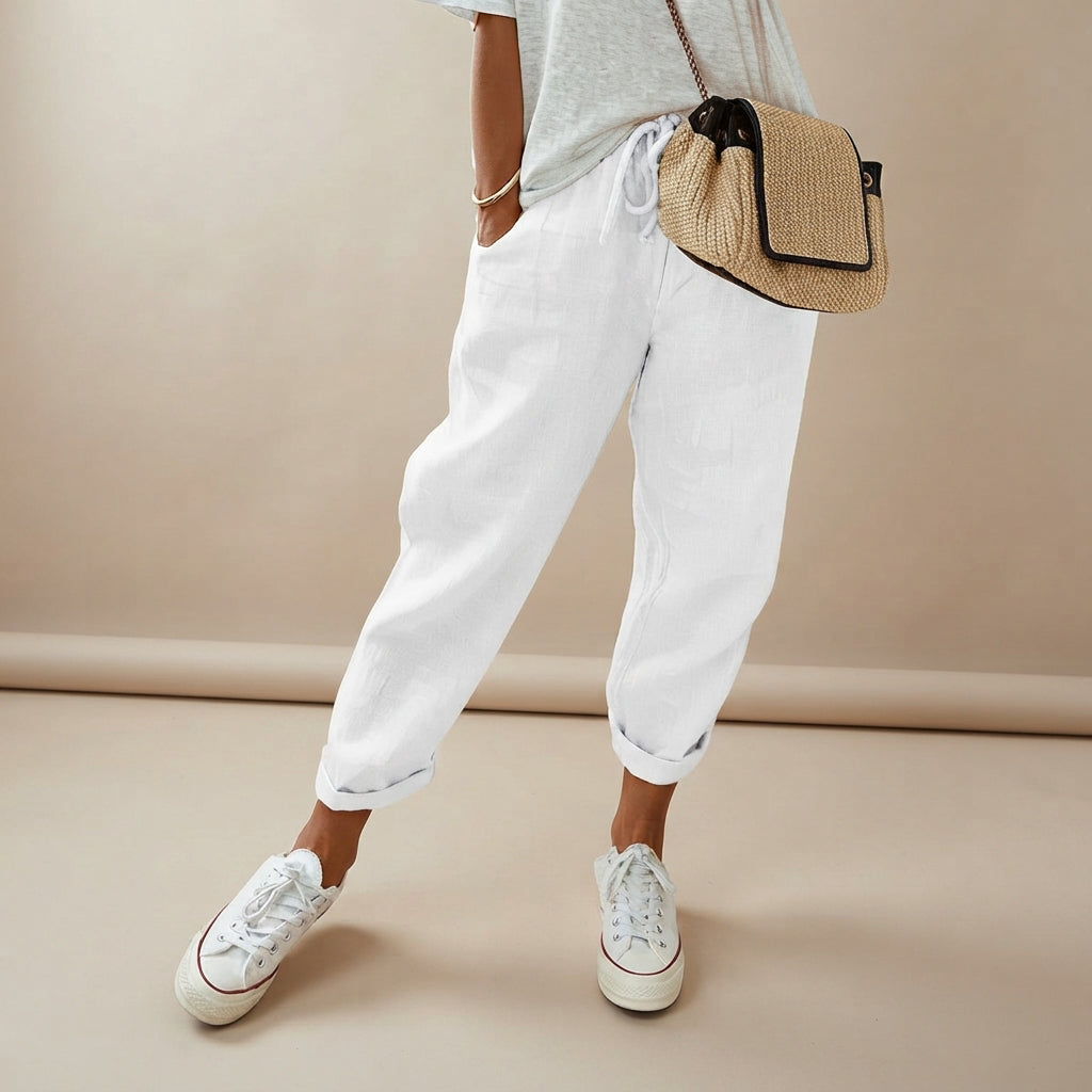 Elwyn - Atmungsaktive und Flexible Hose mit tiefer Taille