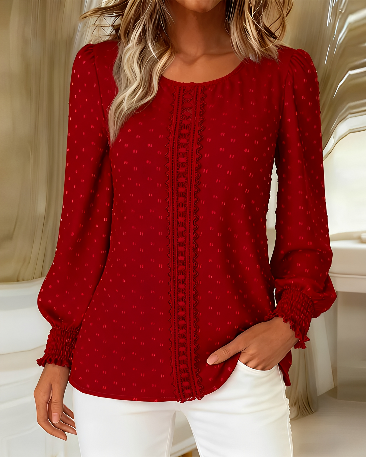 Chanita - Stilvolle Bluse mit Rüschen