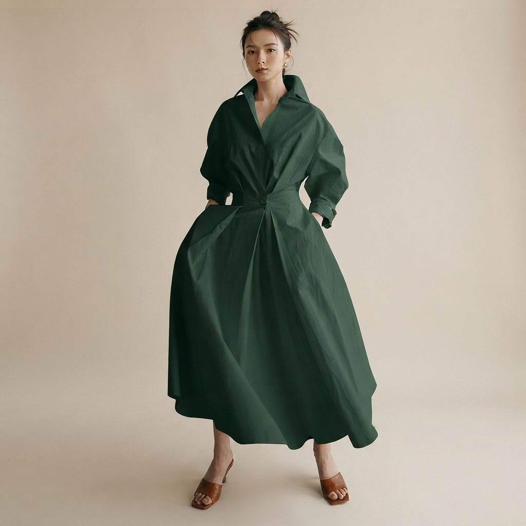 Laverne - Schickes, leger geschnittenes Midikleid