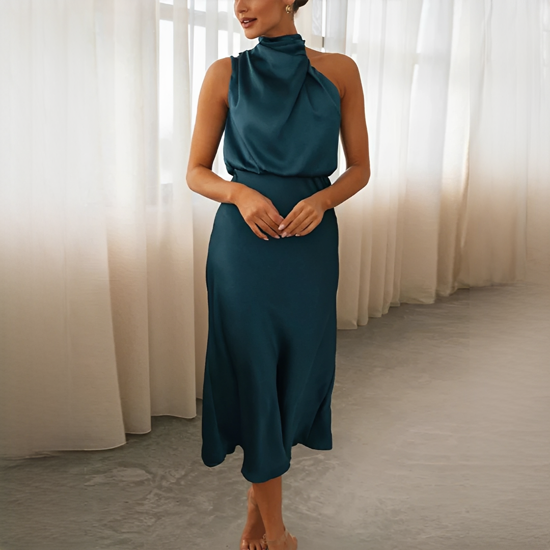Juliana - Elegantes ärmelloses Neckholder-Kleid