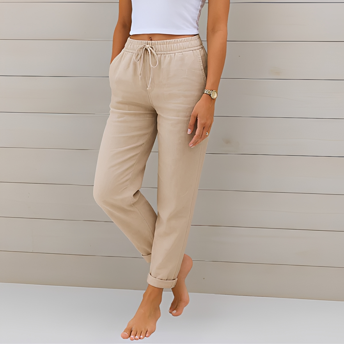 Audrey - Bequeme Hosen mit Zugband