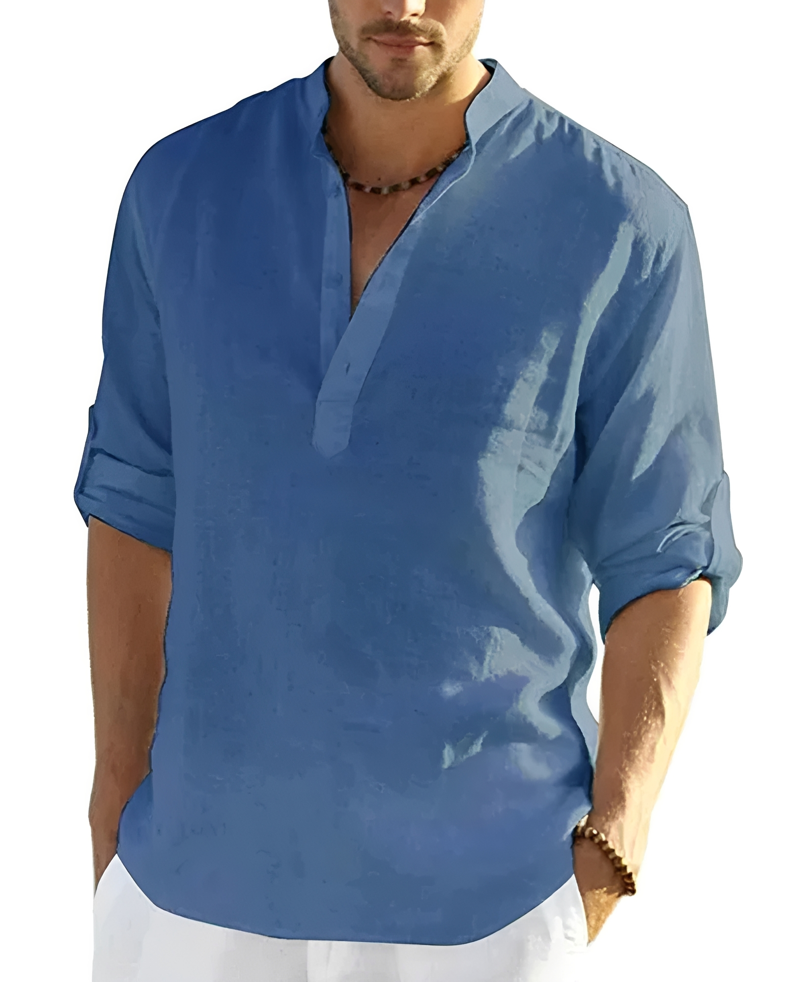 Tristan - Angenehmes Shirt mit V-Ausschnitt