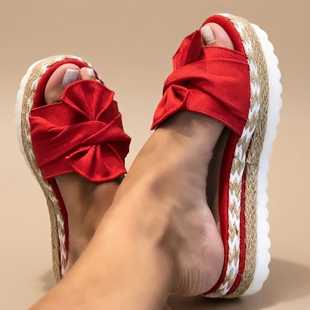 Claudia - Modische Sandalen mit Schleifen