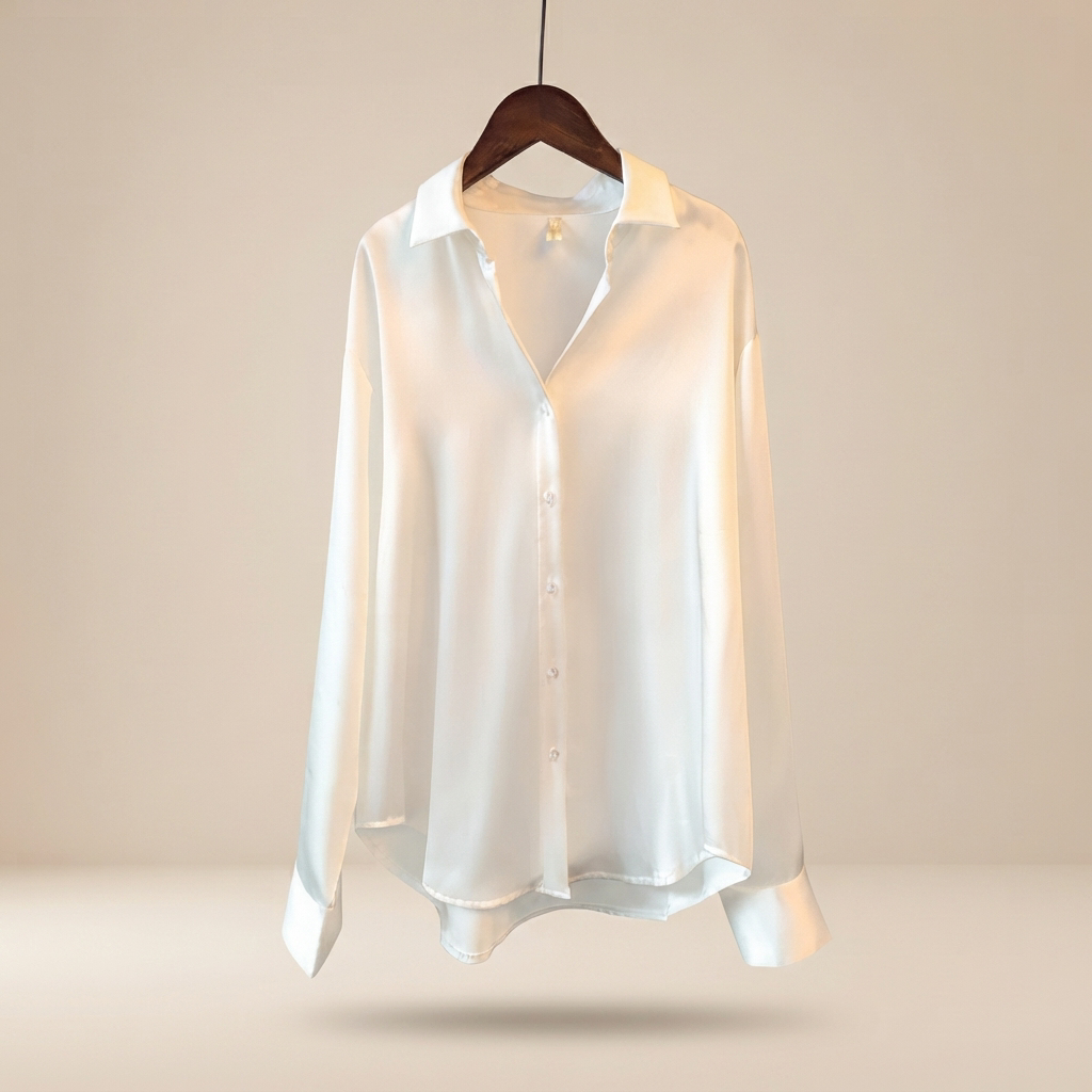Chazzy - Glänzende, stilvolle Bluse