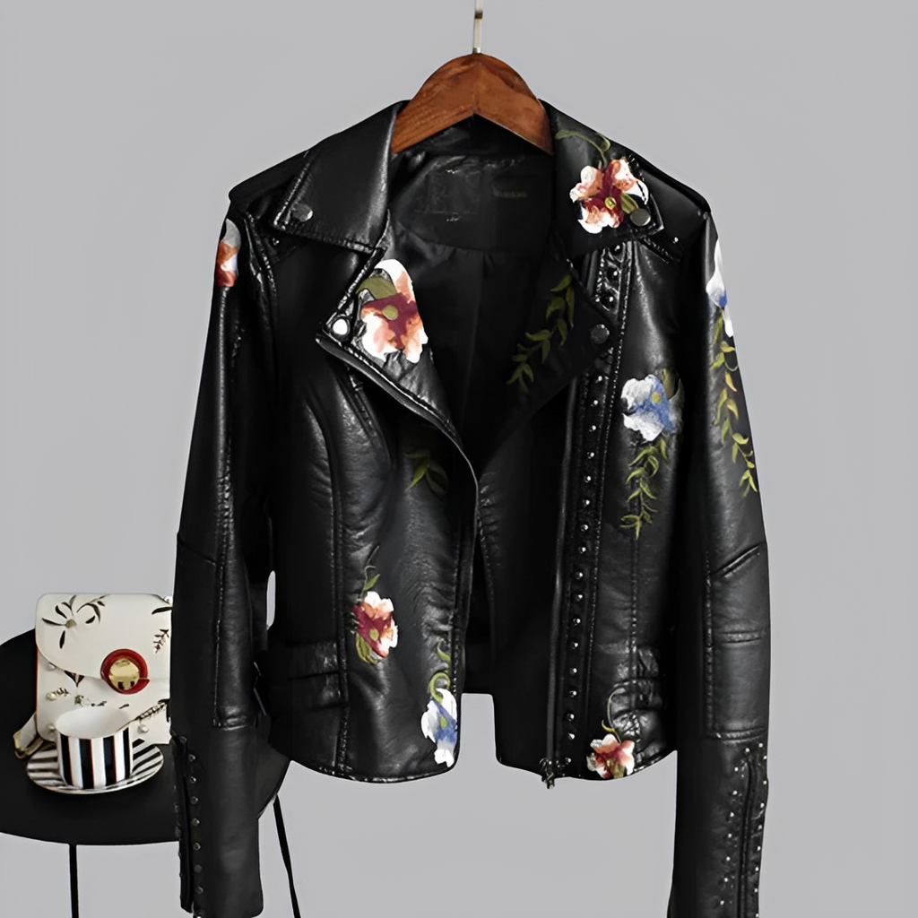 Zoey - Retro-Jacke mit Stickereien
