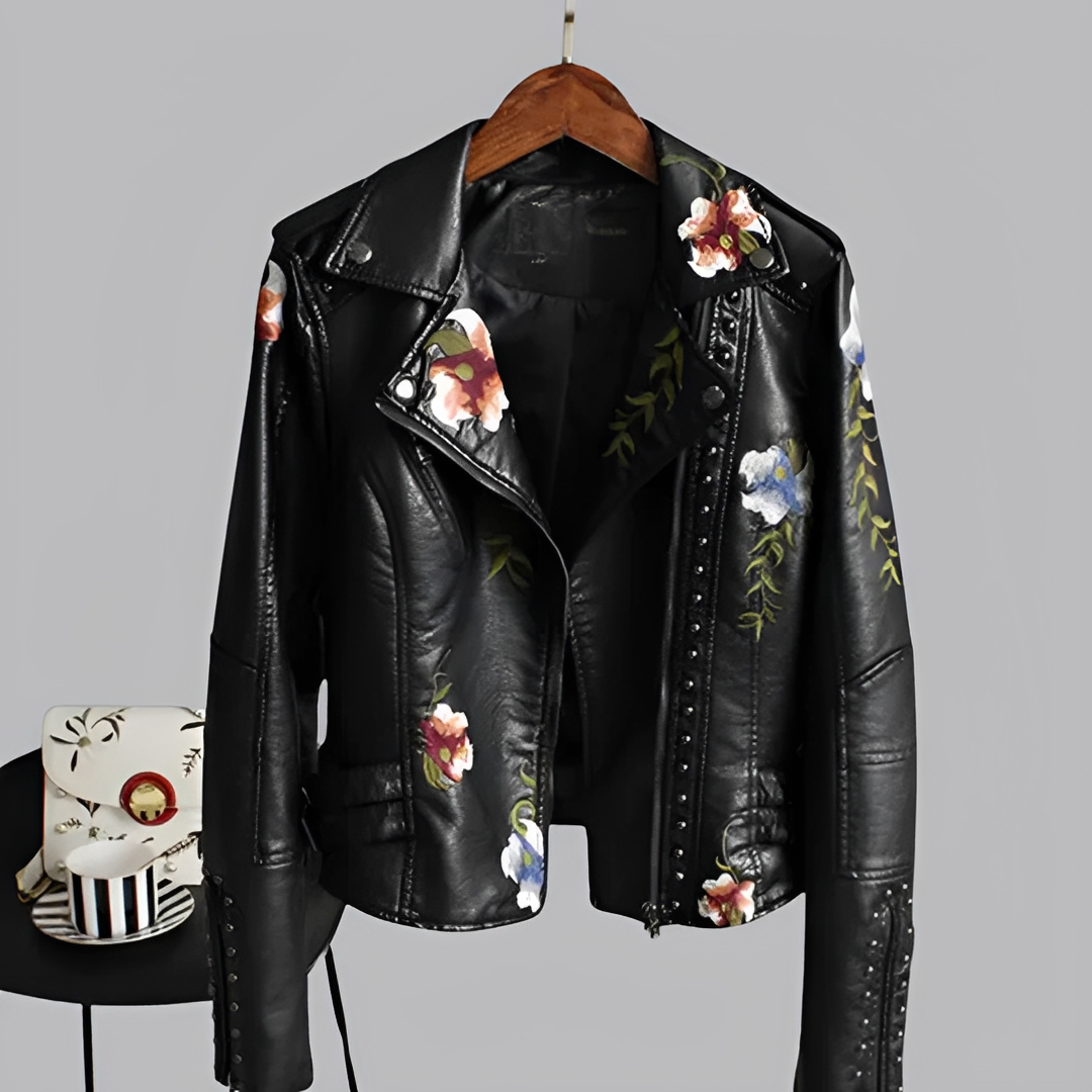 Zoey - Retro-Jacke mit Stickereien