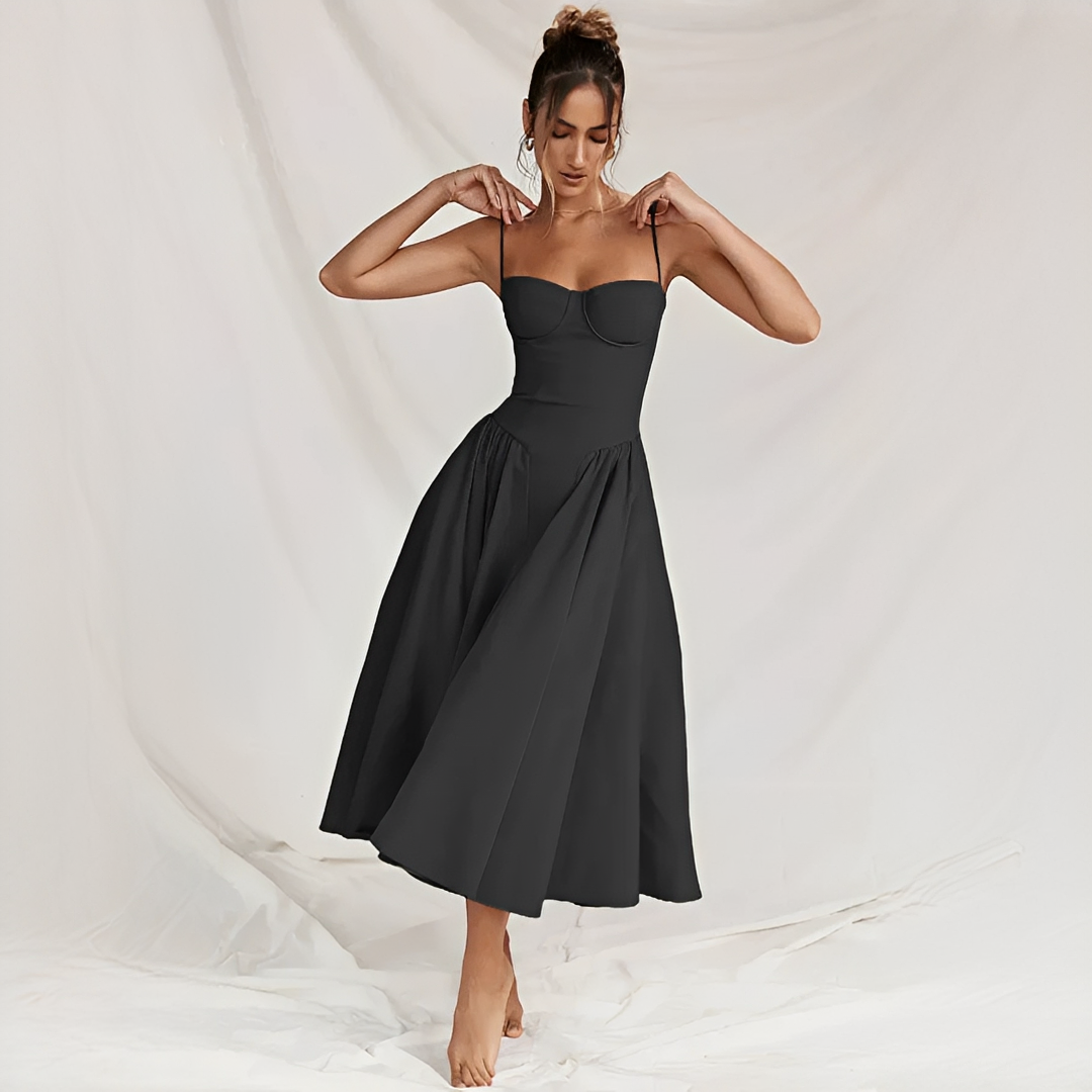 Michaela - Elegantes und stilvolles Midi-Kleid