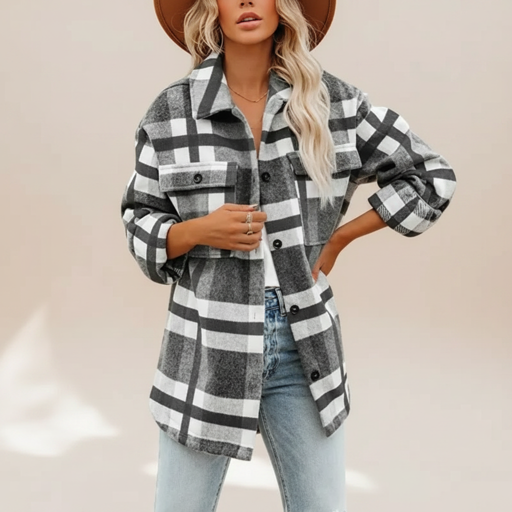 Mailys - Bequeme Bluse mit Knopfleiste