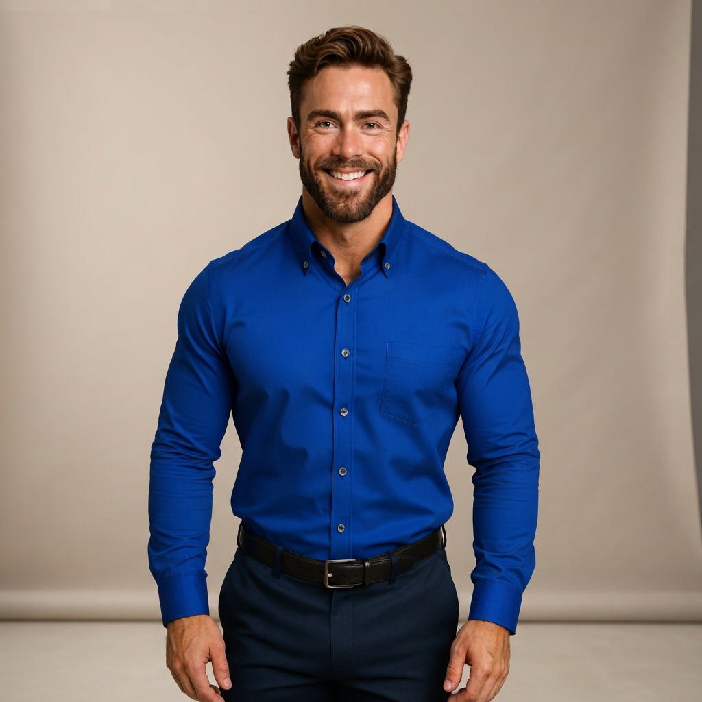 Giovanni - Anpassbares Langarm-Poloshirt