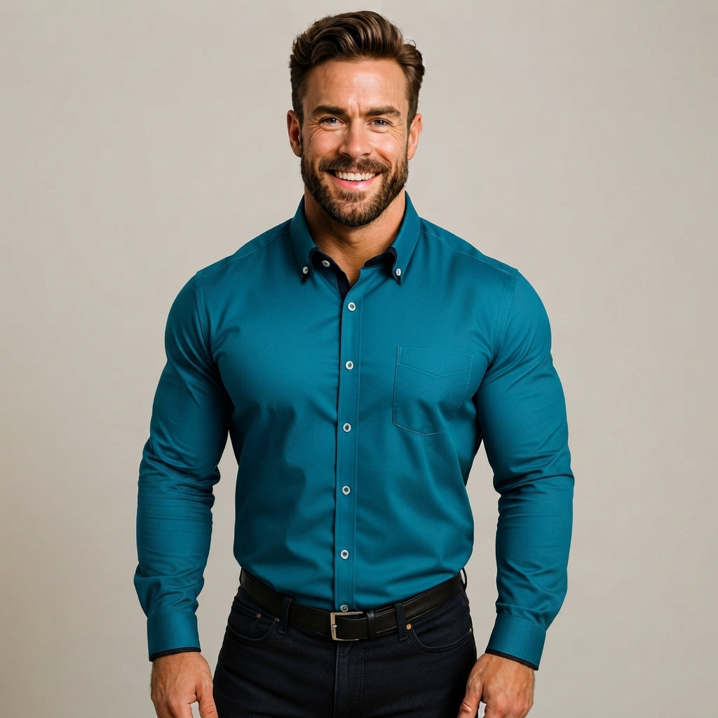 Giovanni - Anpassbares Langarm-Poloshirt
