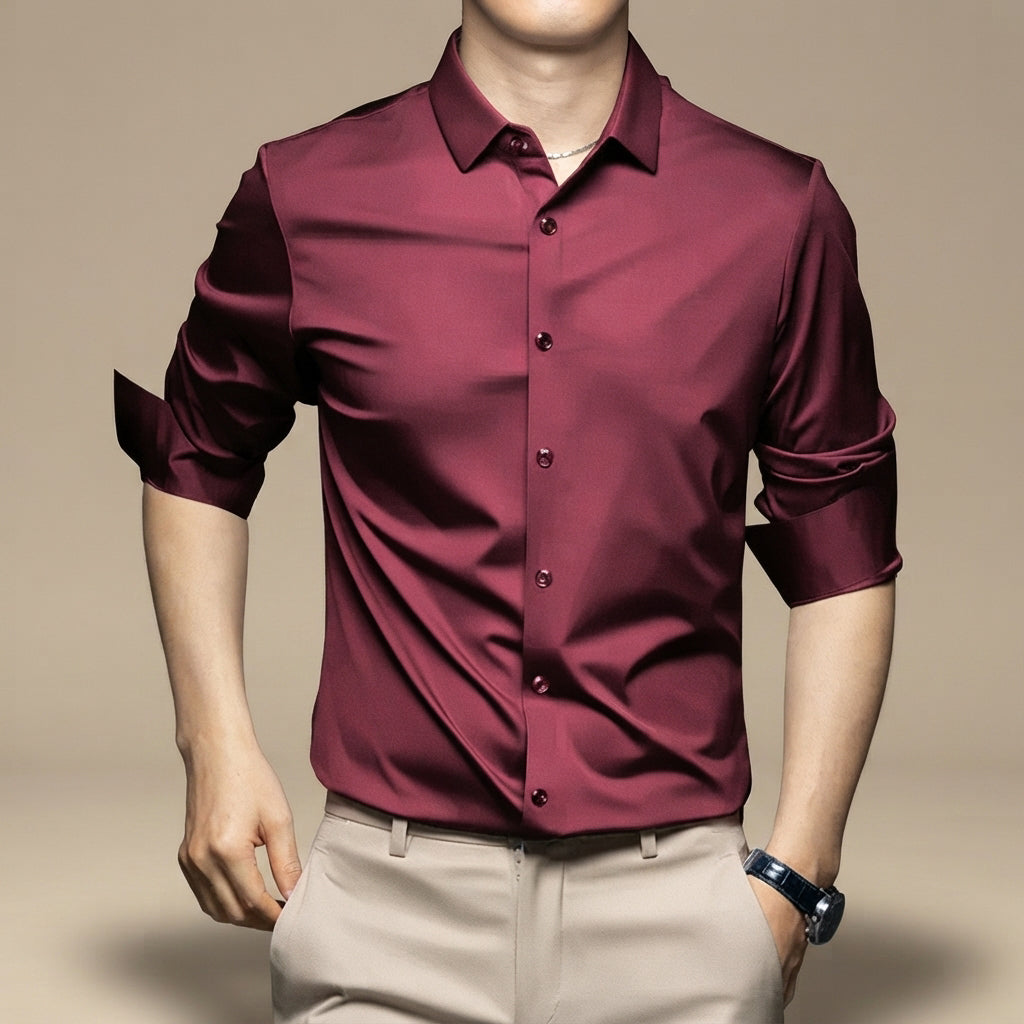 Esmaeel - Bequemes, knitterfreies Poloshirt