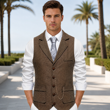 Clayton - Locker geschnittene Retro-Weste