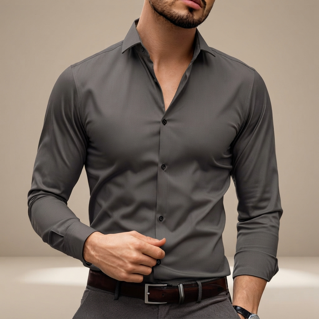 Percy - Komfortables Langarm-Poloshirt