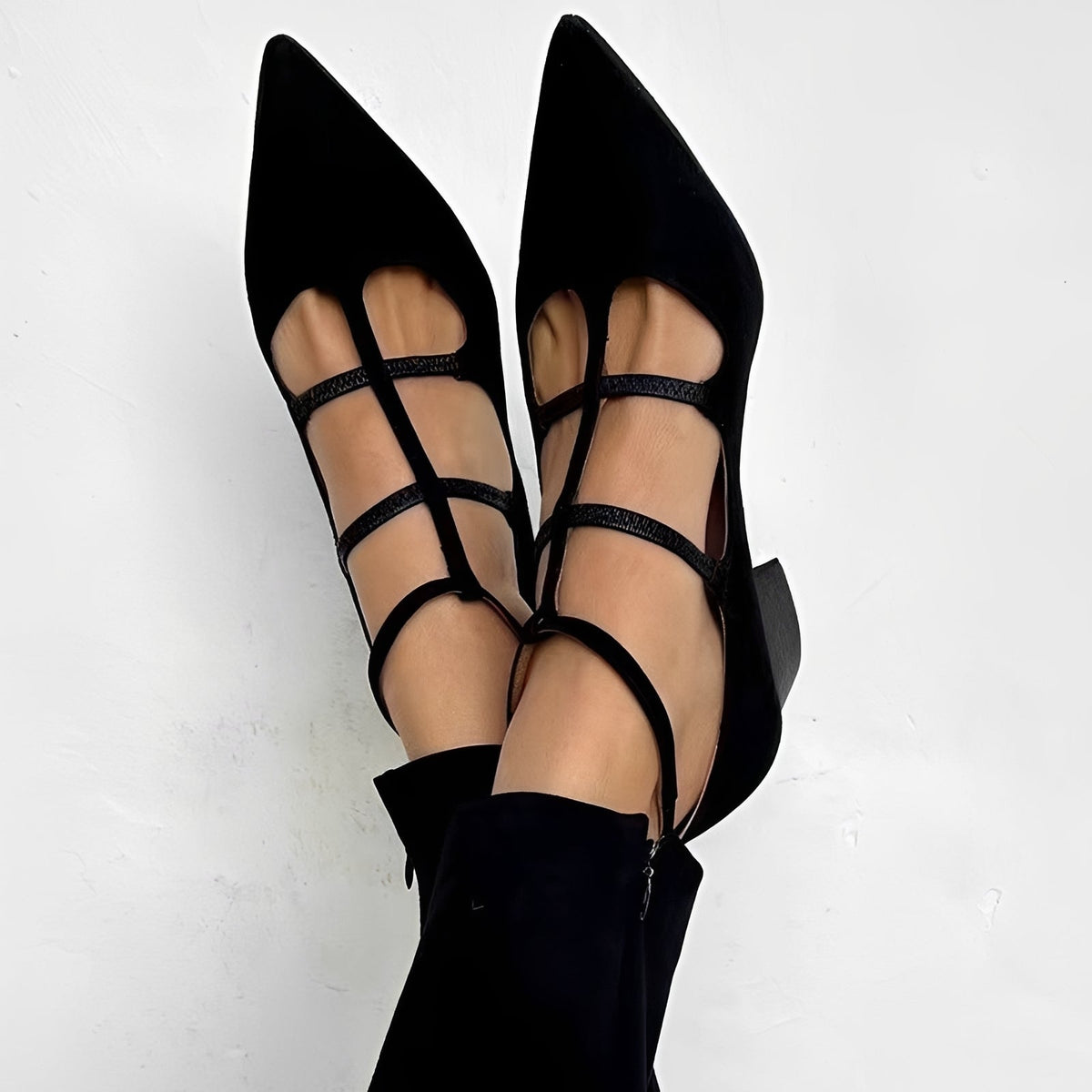 Shayan - Elegante Pumps-Sandalen mit spitzer Vorderseite
