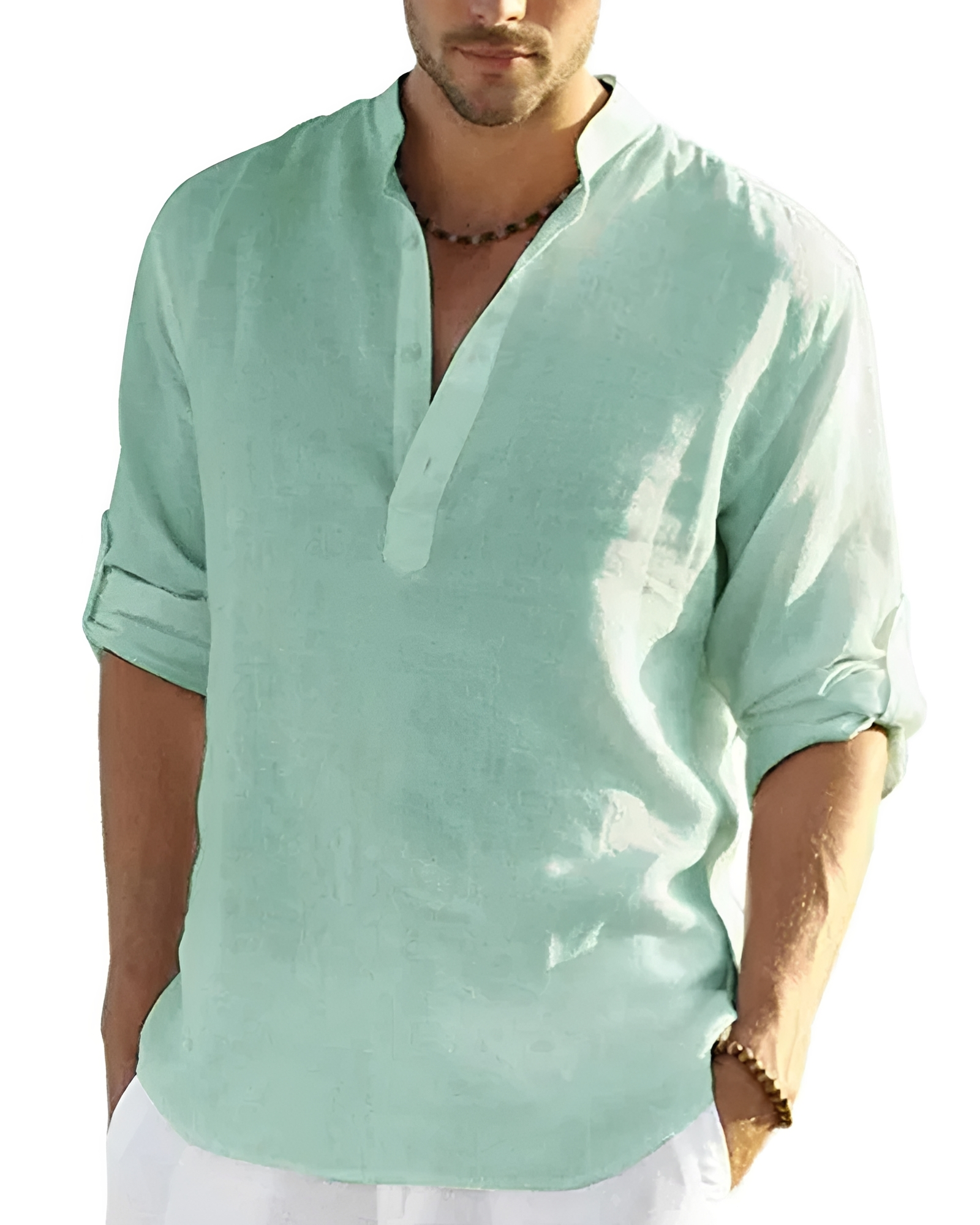 Tristan - Angenehmes Shirt mit V-Ausschnitt