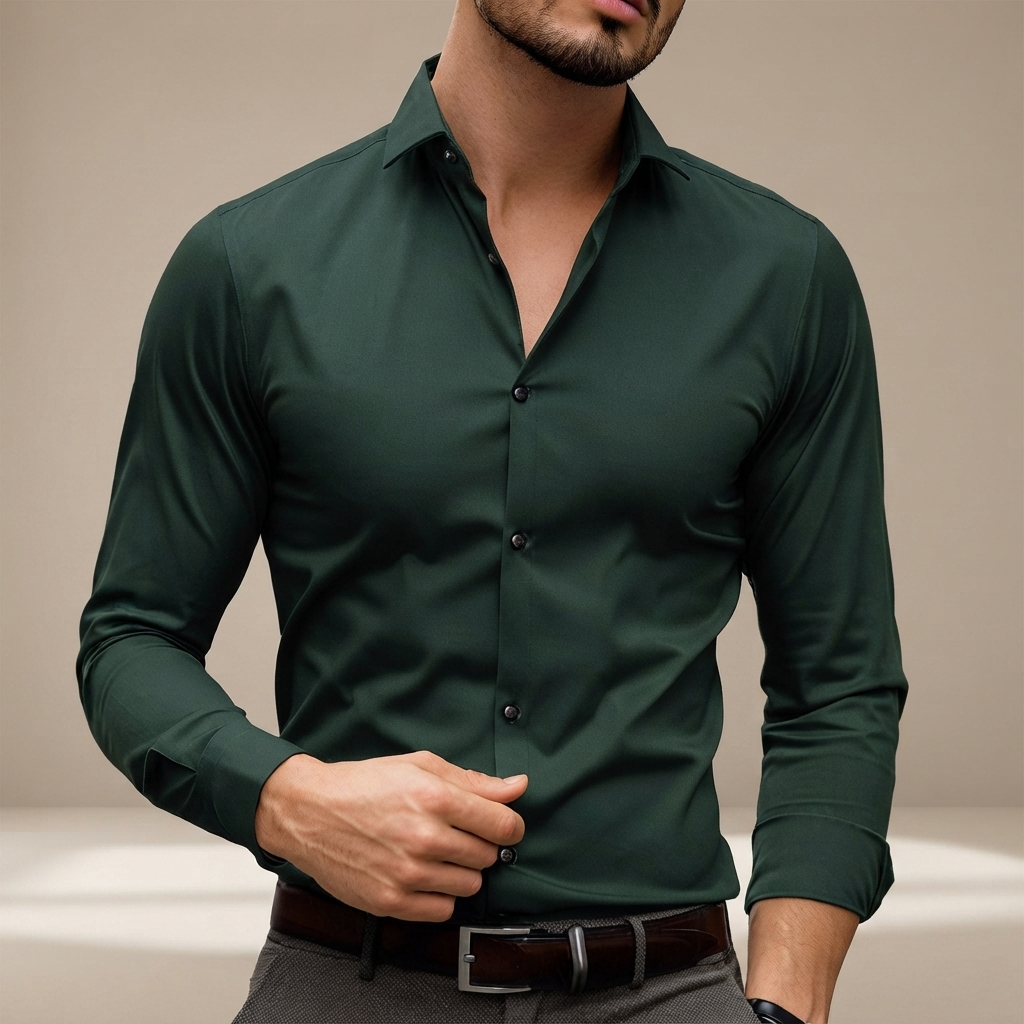 Percy - Komfortables Langarm-Poloshirt