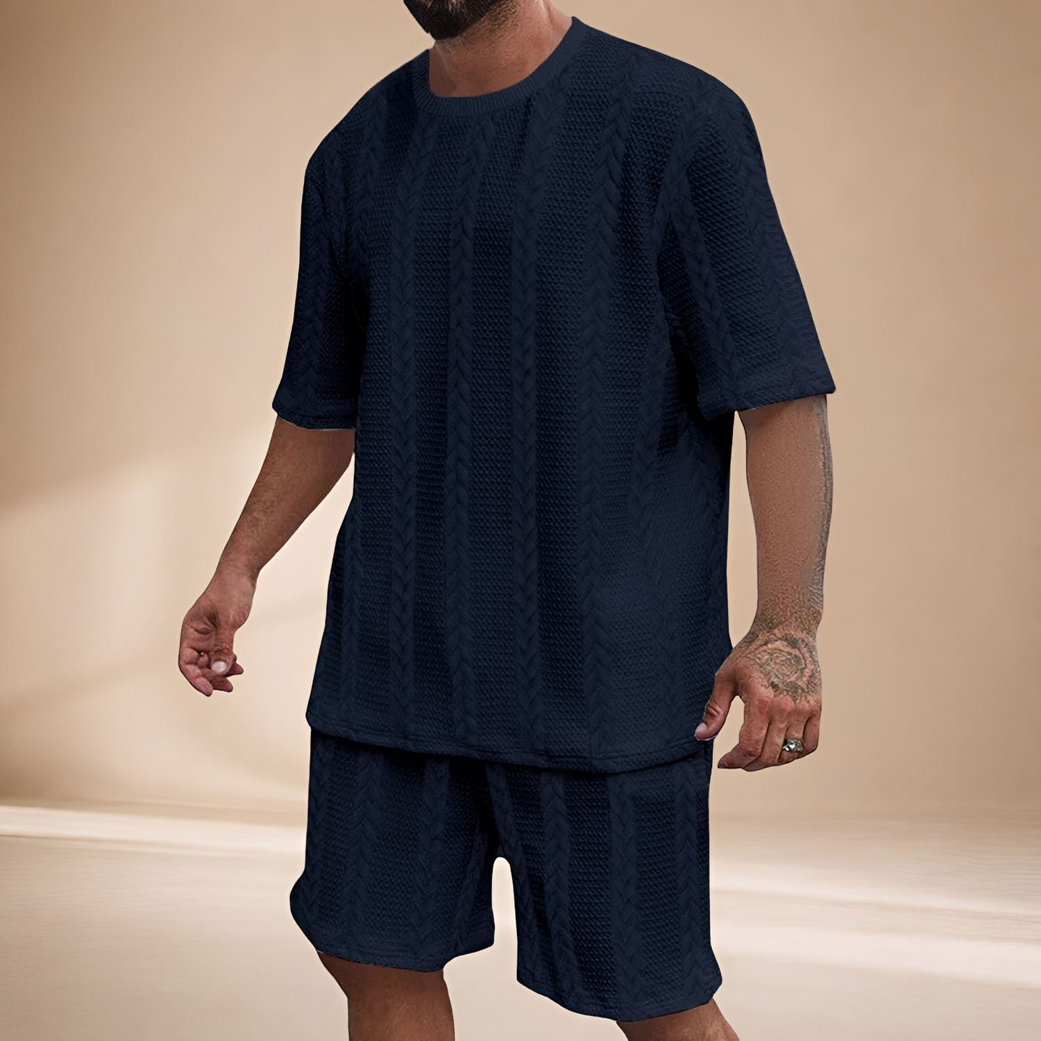 Johnston - Set mit bequemem Oberteil und Shorts