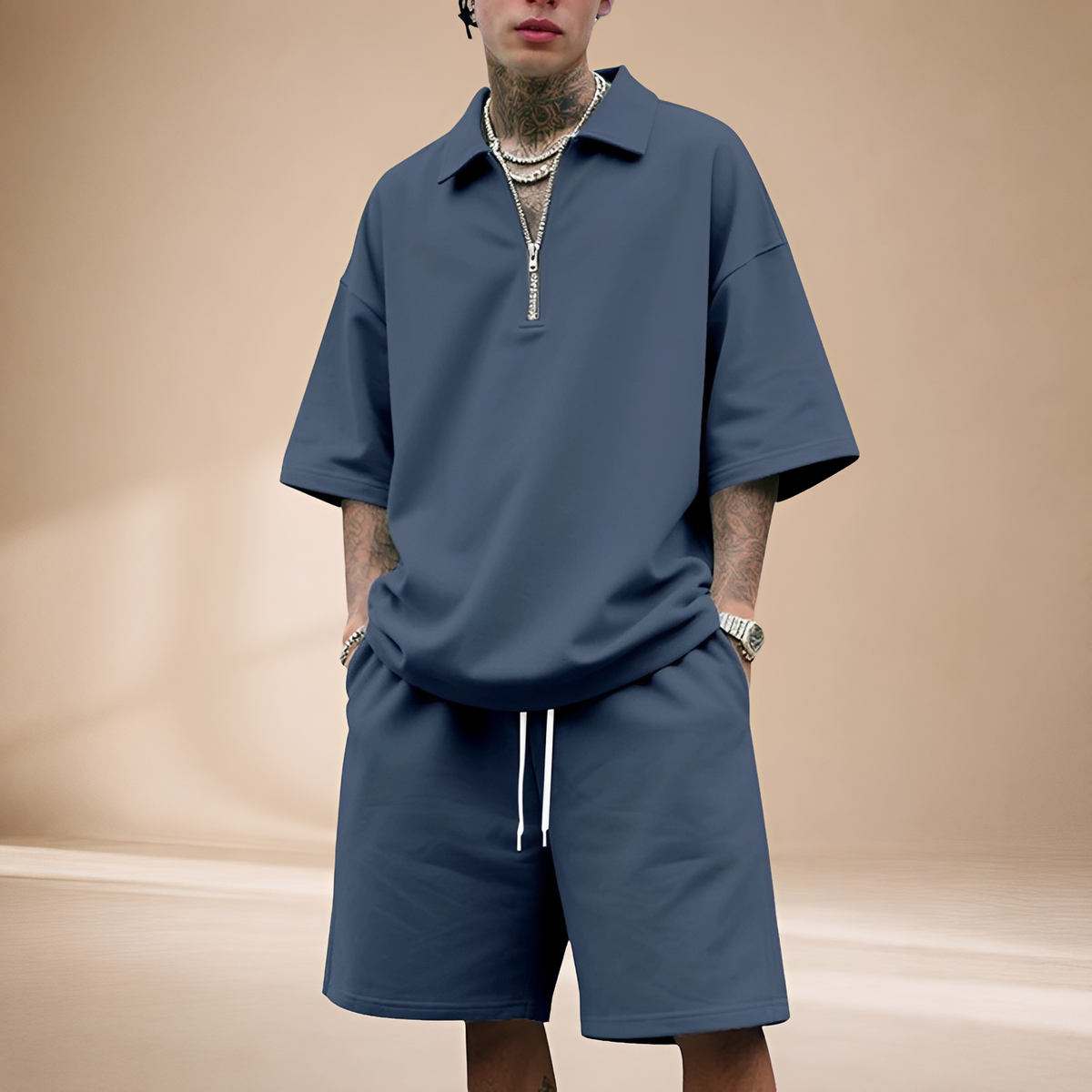 Keenan - Lässiges Set mit Zipper