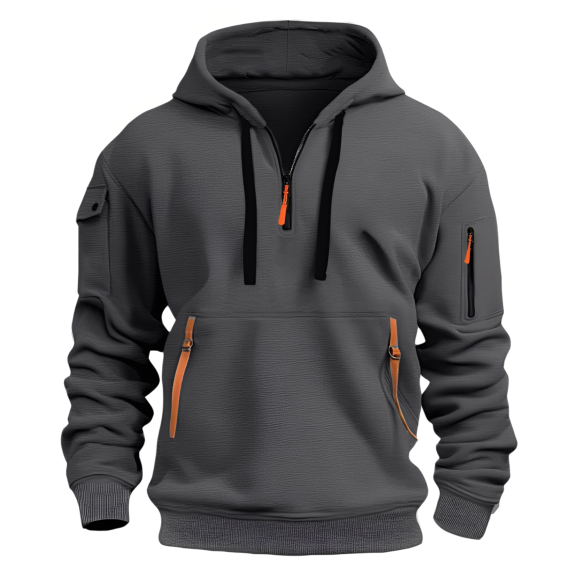 Burton - Eleganter Hoodie mit halbem Reißverschluss