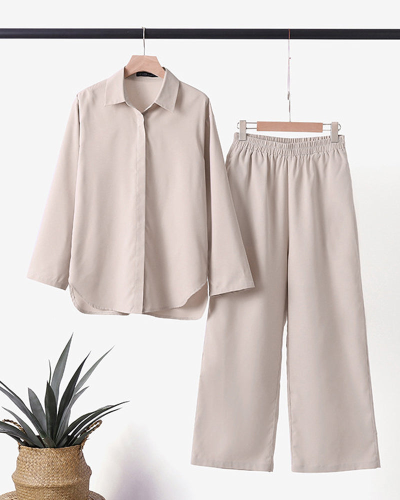 Beth Outfit Set - Elegantes Damen Zweiteiler Set