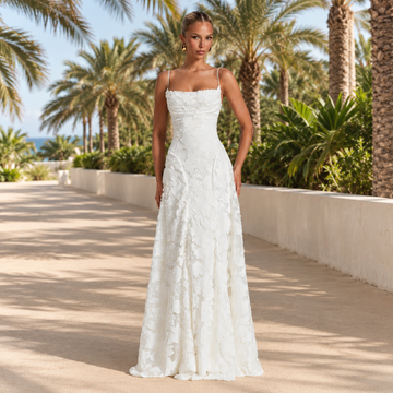 Helena - Elegantes Maxikleid mit freiem Rücken
